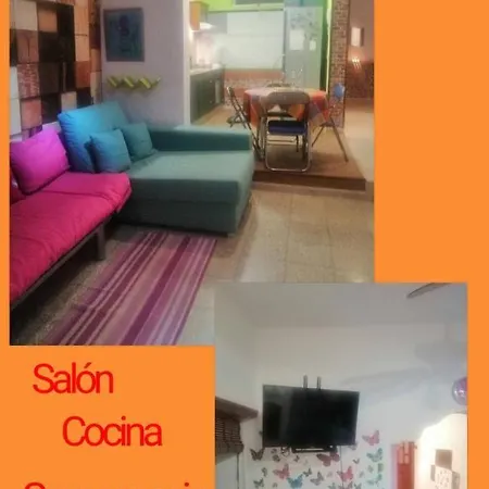 Semesterbostad Casa Terrera Con Parking Carrizal